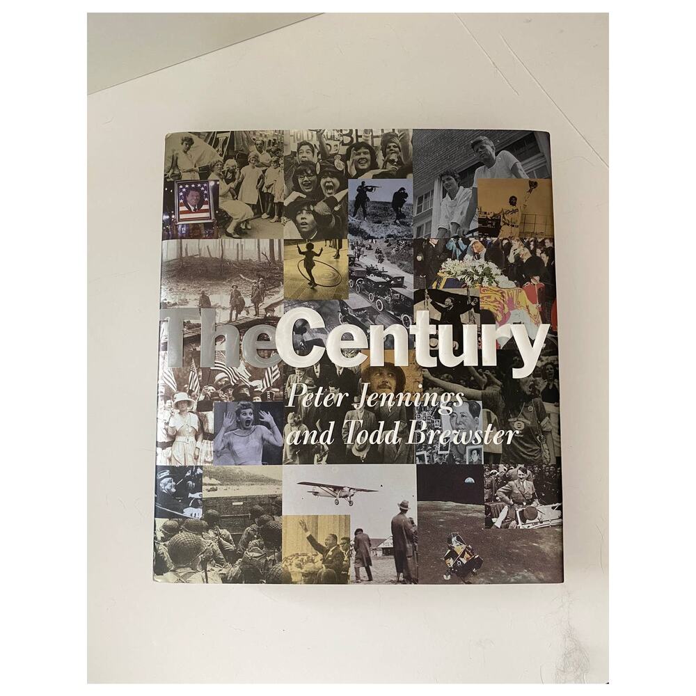 Vintage First Edition coffee table book, "Century"  Peter Jennings Todd Brewster